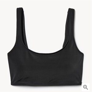 Joe Fresh Black Scoop Swim Top